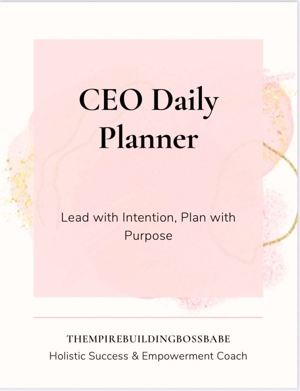 CEO Daily Planner